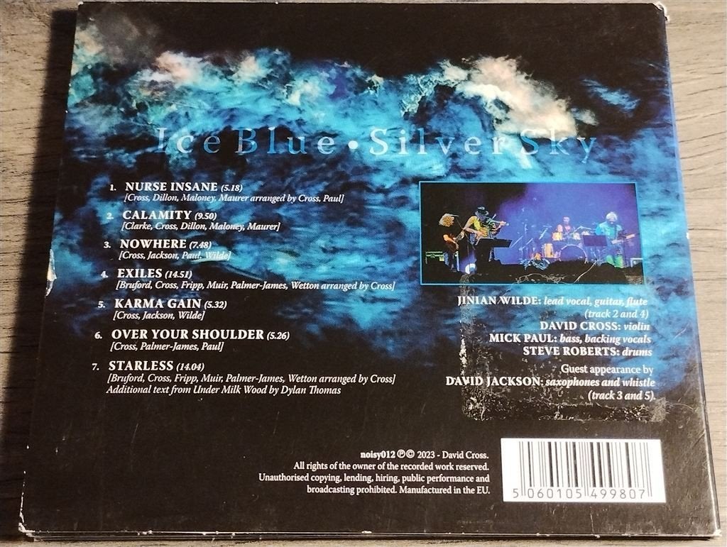 David Cross Band ‎– Ice Blue • Silver Sky [2023], Ophalen of Verzenden, Zo goed als nieuw, Poprock