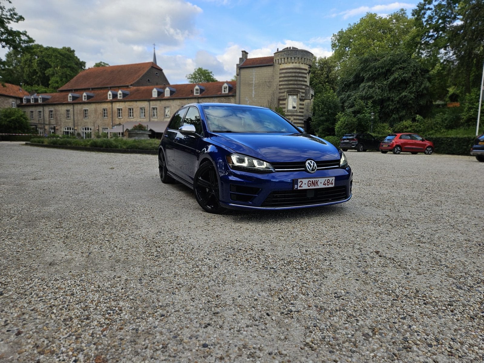 Golf7 R.    300 pk, Automaat, 3000 kg, Overige carrosserieën, Blauw