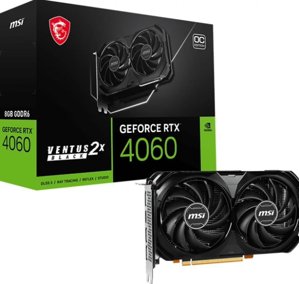 VOLLEDIG NIEUW RTX 4060 VENTUS 2X BLACK 8G OC - Videokaart, Computers en Software, Videokaarten, GDDR6, PCI-Express 4, Nieuw, Ophalen of Verzenden