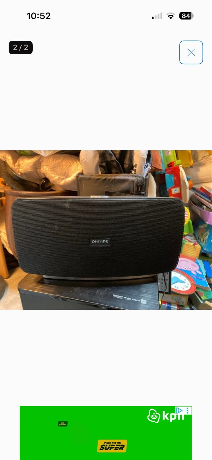 Philips Soundbar Speaker - Uitstekende Geluidskwaliteit, Audio, Tv en Foto, Luidsprekers, Philips, Gebruikt, Ophalen of Verzenden