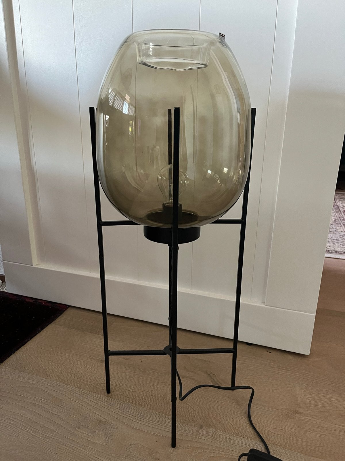 PTMD Lente vloerlamp - 72 cm hoog, Ophalen, Zo goed als nieuw, Glas, Minder dan 100 cm