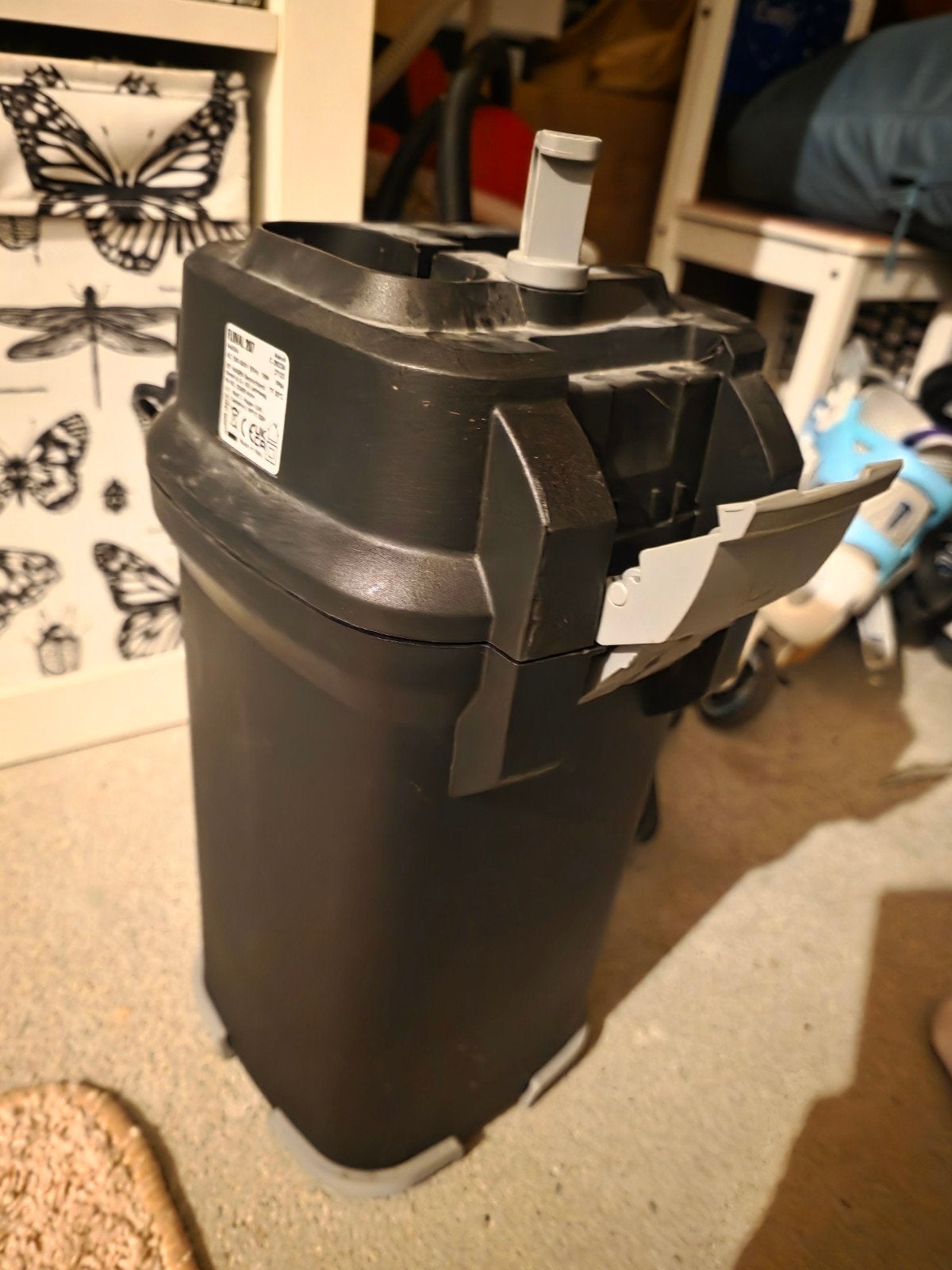 Fluval 207 filter, Ophalen