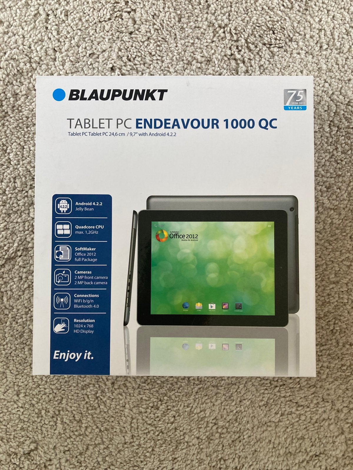 Blaupunkt tablet pc Endeavour 1000 QC, Computers en Software, Zo goed als nieuw, 16 GB, Wi-Fi en Mobiel internet, Ophalen