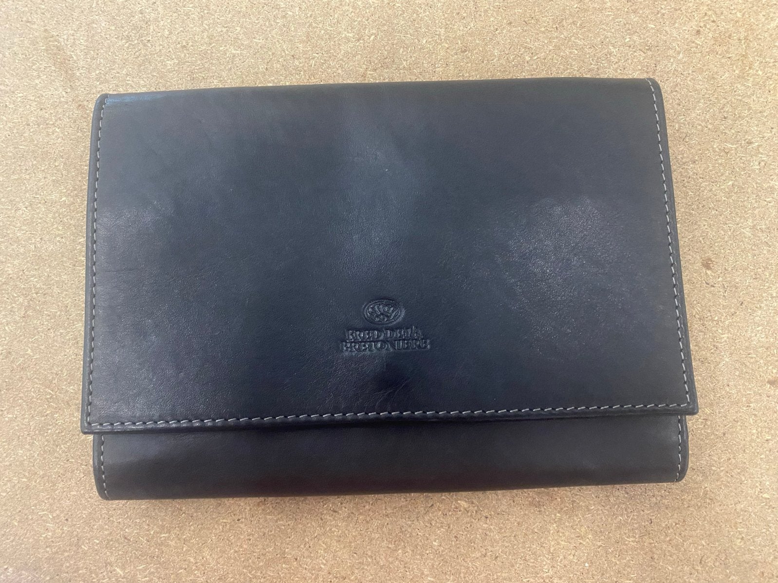 Fred de la Bretonniere clutch - Zwart leer, Ophalen of Verzenden, Zo goed als nieuw, Zwart, Avondtasje