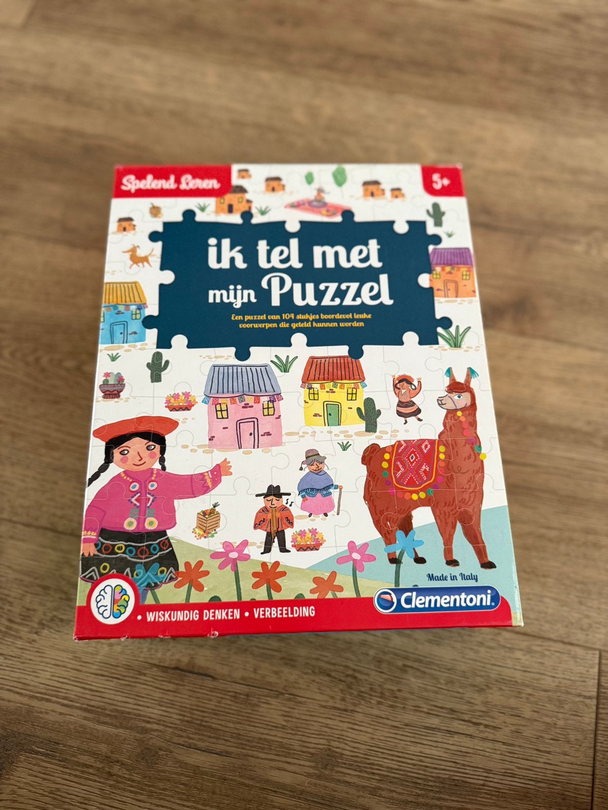 Puzzel, met leuke telopdracht, Ophalen, Zo goed als nieuw