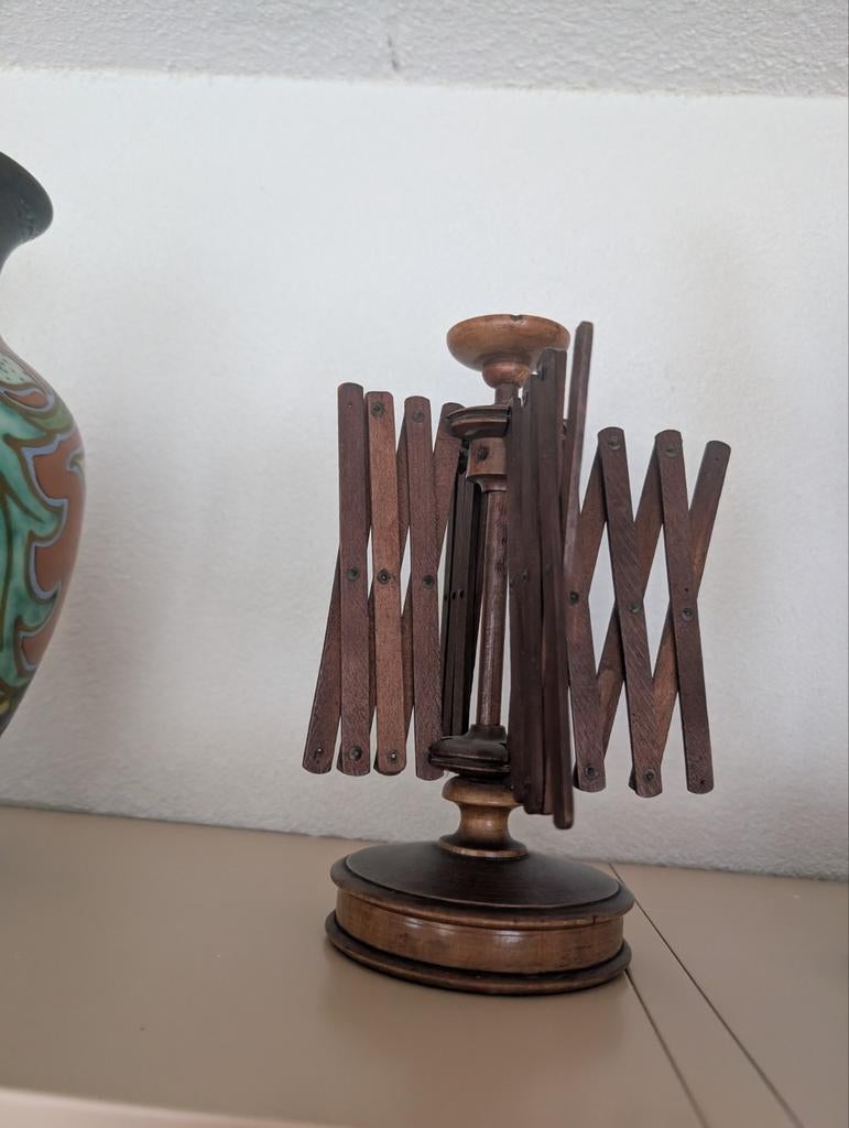 Antieke houten garenwinder / paraplu garenmolen, Ophalen of Verzenden