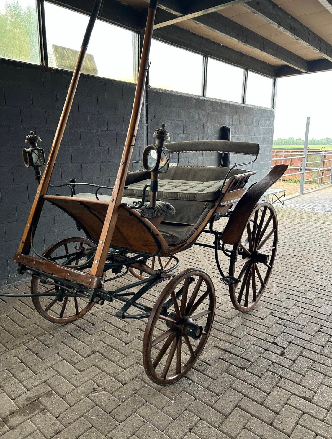 Prachtig gerestaureerde Koets Houten spaken IJzeren wielen, Zo goed als nieuw, Overige typen, Paard