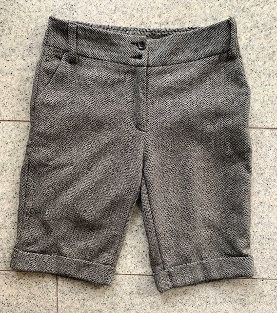 Korte tweed broek van Benetton, maat 34 (AM13), Kort, Benetton, Ophalen of Verzenden, Maat 34 (XS) of kleiner