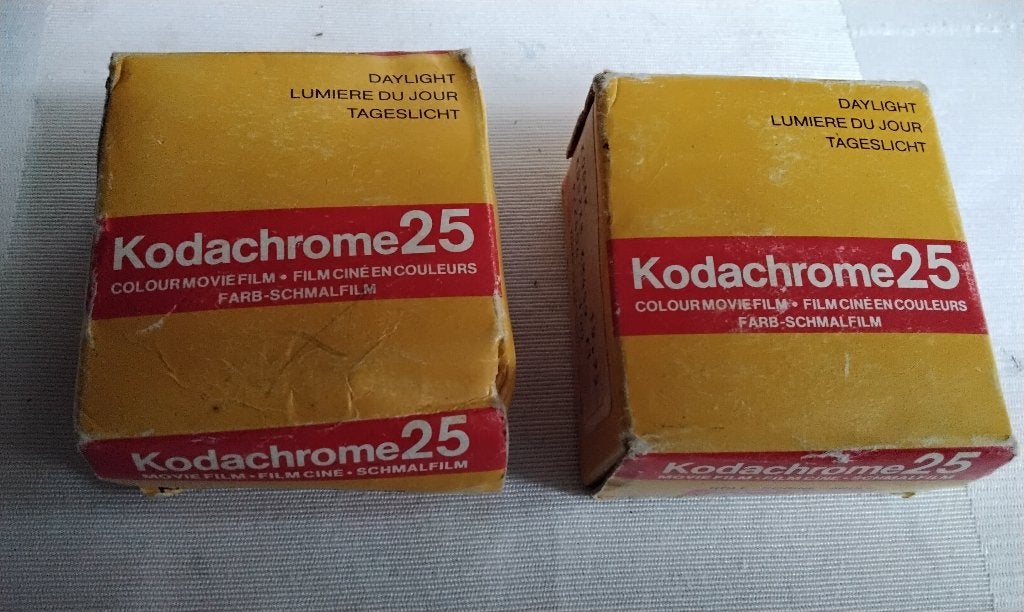 Kodachrome 25 Dubbel 8 (8mm) Film Ongebruikt (1982), Audio, Tv en Foto, Filmrollen, Ophalen of Verzenden, 8mm film