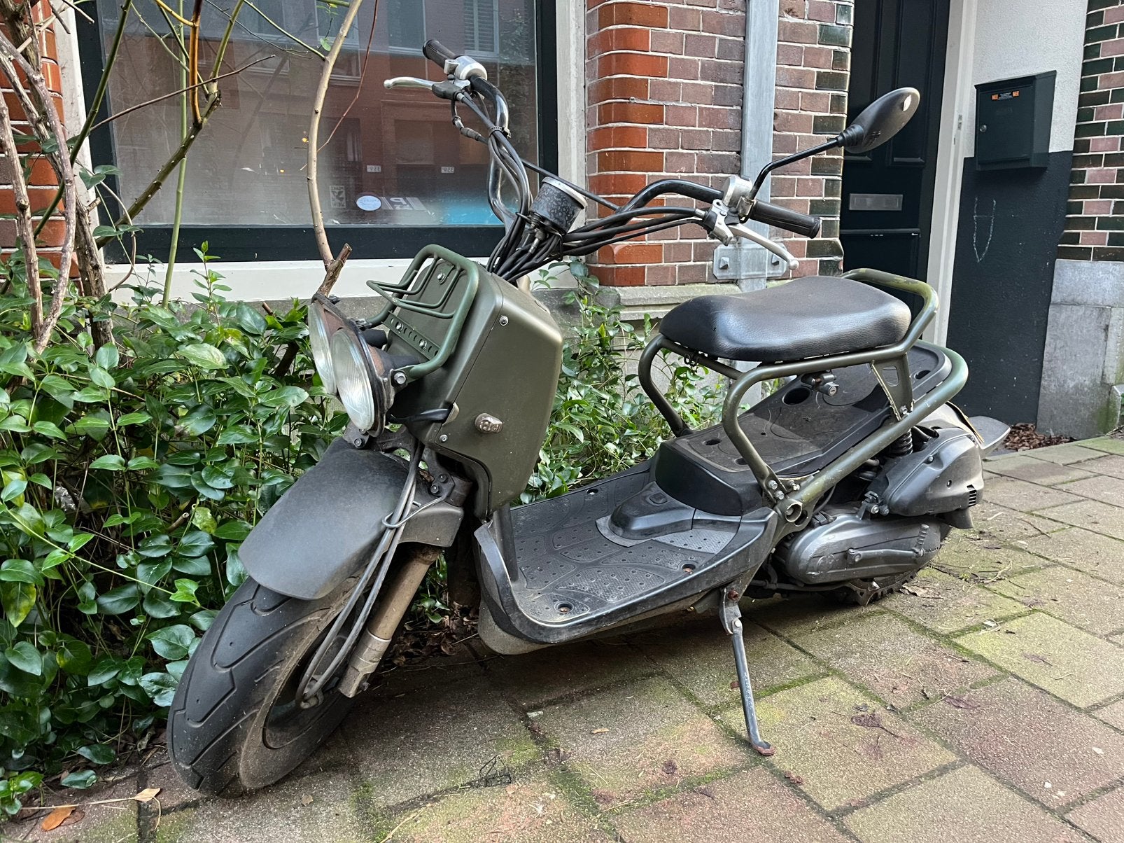 Honda Zoomer Mat-Groen (2012) | 45 km/u | 36.200 km, Ophalen, Honda, Gebruikt, Maximaal 45 km/u
