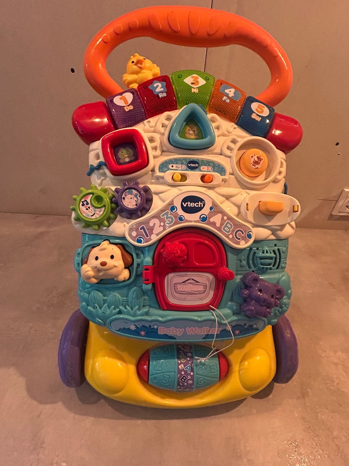 Loopwagen Vtech, Kinderen en Baby's, Speelgoed | Vtech, Ophalen, Zo goed als nieuw, 6 maanden tot 2 jaar
