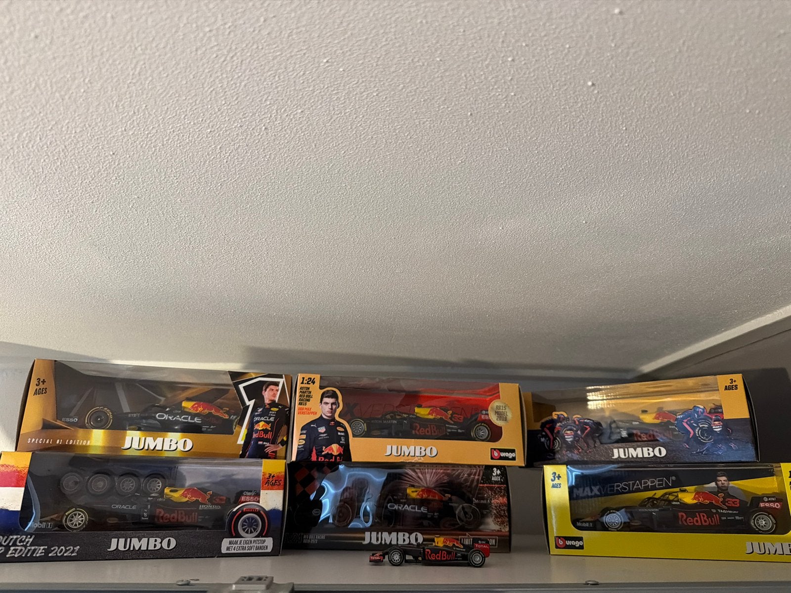 Max Verstappen Red Bull Racing modelauto's (Jumbo), Ophalen of Verzenden, Zo goed als nieuw