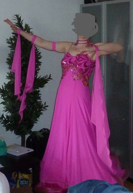 Ballroom dansjurk, Ophalen, Zo goed als nieuw, Kleding