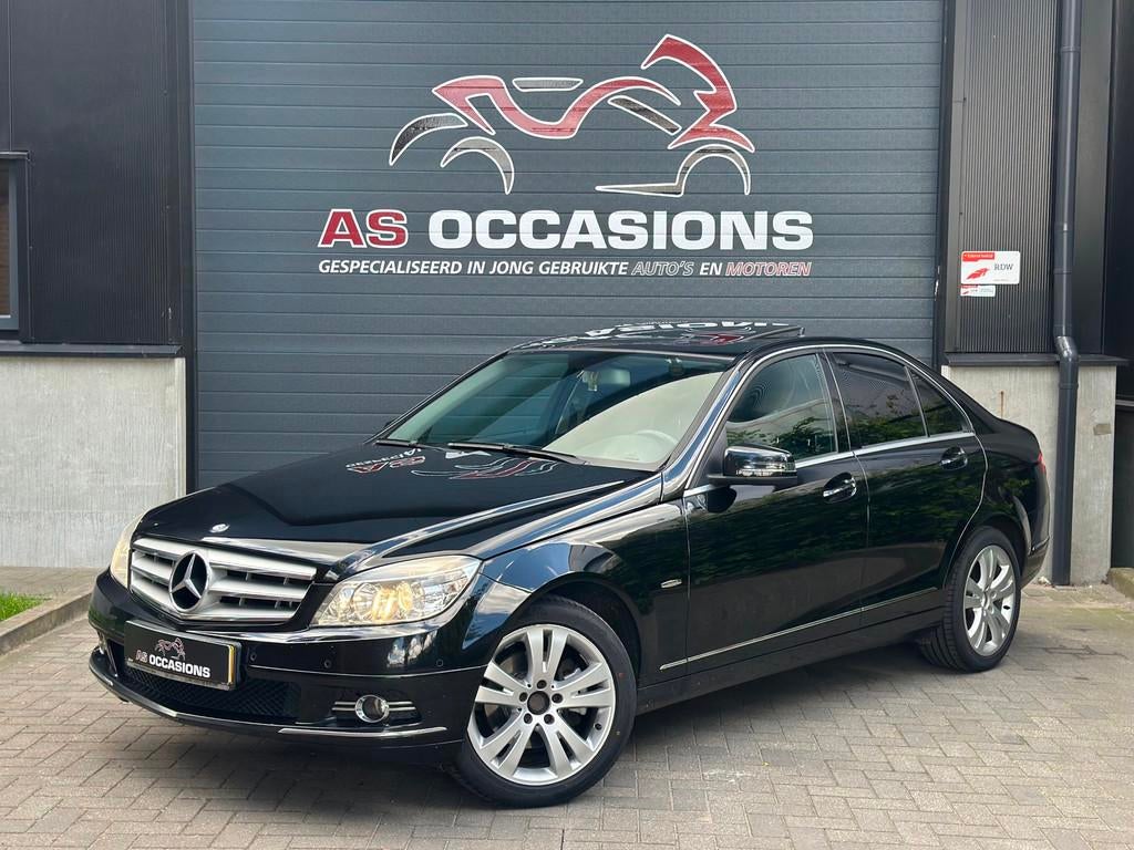 Mercedes-Benz C-klasse 200 Cruise - Pano - Automaat - Airco, Achterwielaandrijving, 4 cilinders, Zwart, Bedrijf