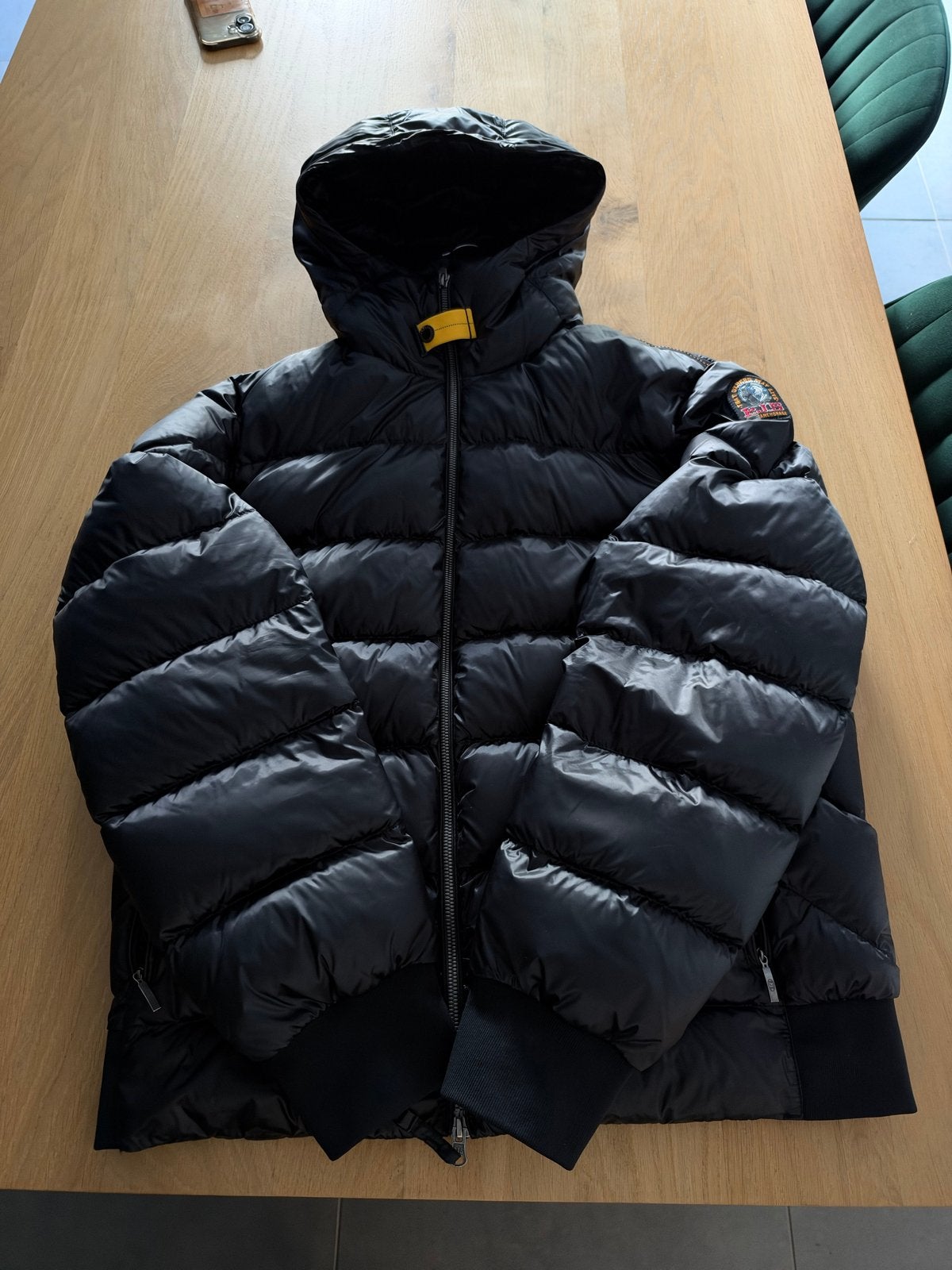 Parajumpers Sheen donsjas zwart maat L, Ophalen of Verzenden, Zo goed als nieuw, Maat 52/54 (L), Zwart