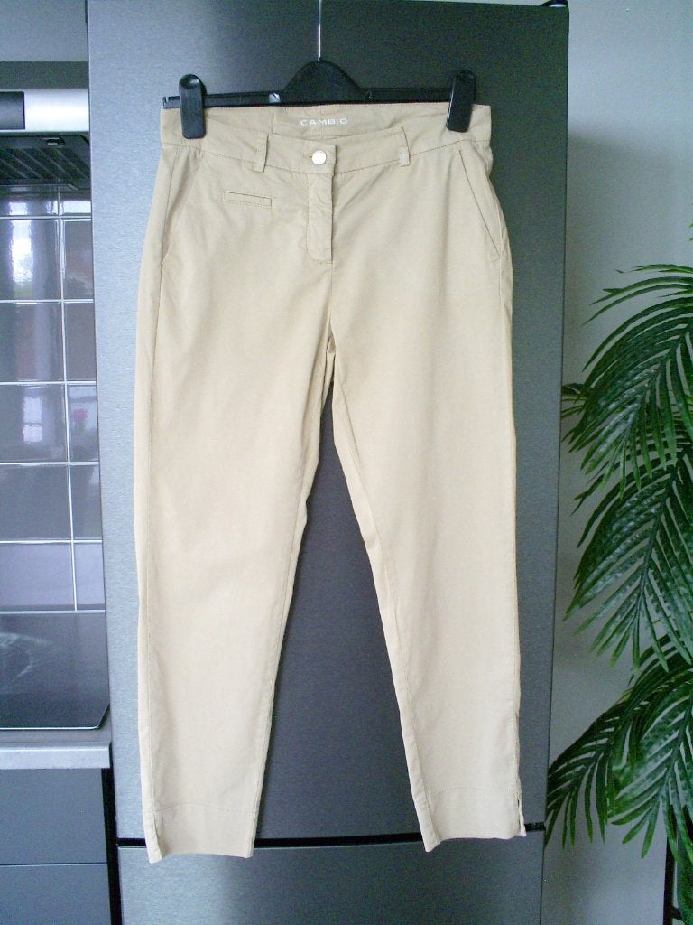 camel CAMBIO broek mt. 36 __ model Stella, Kleding | Dames, Cambio, Verzenden, Beige, Zo goed als nieuw