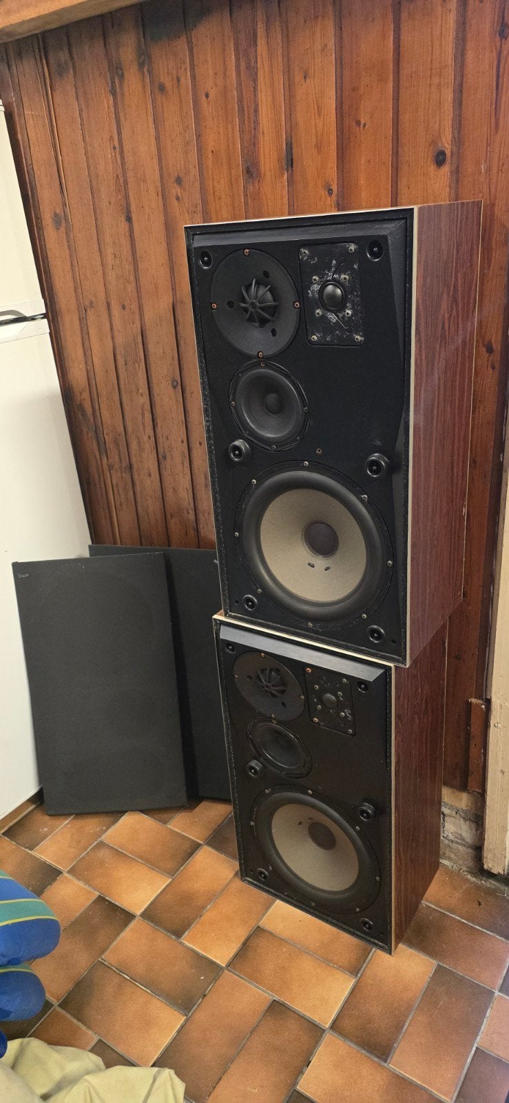 Bang & Olufsen Beovox S75 Speakerset, Stereo speakers, Gebruikt, Ophalen of Verzenden, 60 tot 120 watt