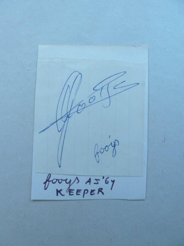 Handtekening. Gerrit.Vooys   AZ, Verzamelen, Sportartikelen en Voetbal, Ophalen of Verzenden, Zo goed als nieuw, AZ, Overige typen