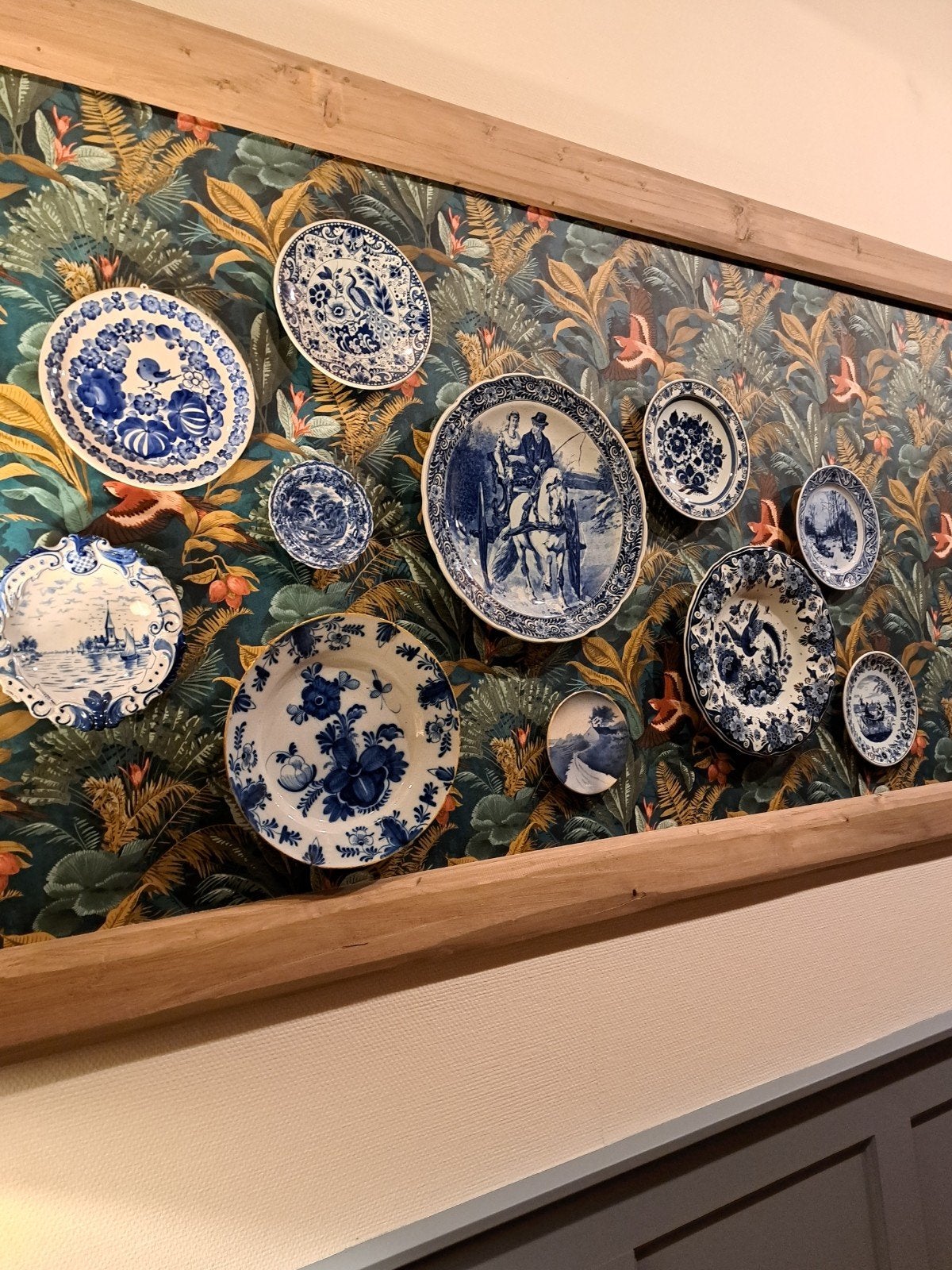 Blauwe wandborden, Ophalen