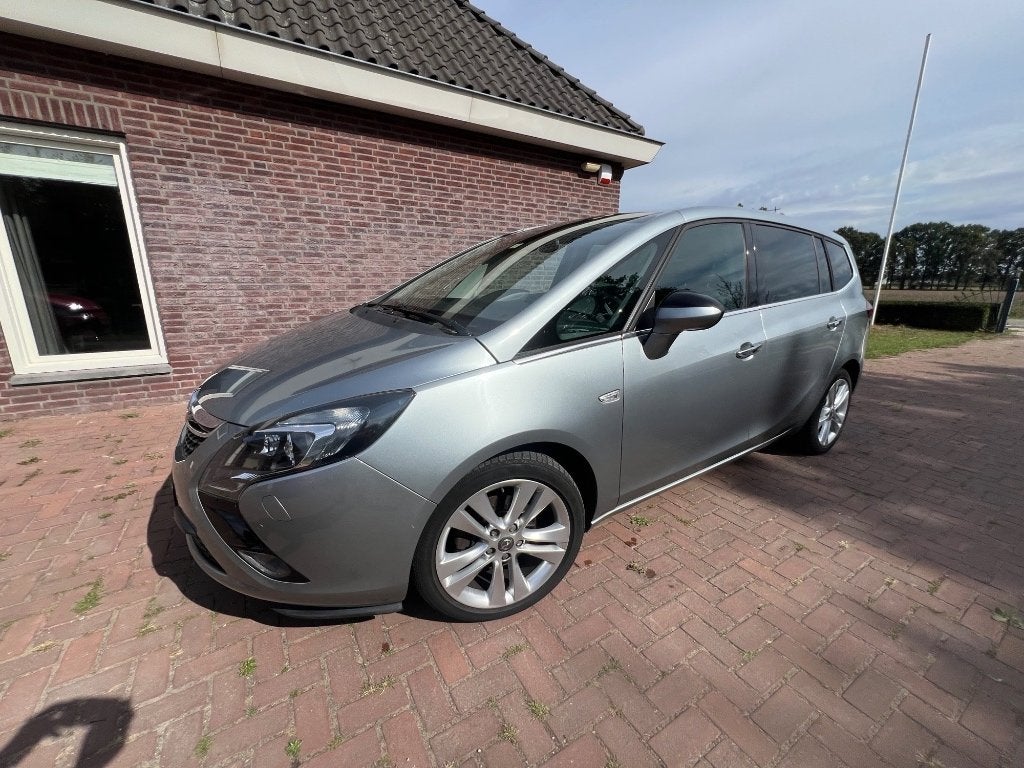Opel Zafira 1.4 T 103KW AUT 2012 Grijs, Auto's, Stof, 1250 kg, Zwart, 4 cilinders