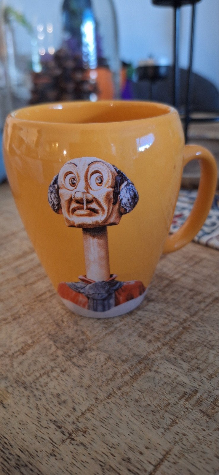 Efteling Lang nek Chocomel mok, Ophalen of Verzenden, Gebruikt, Gebruiksvoorwerp