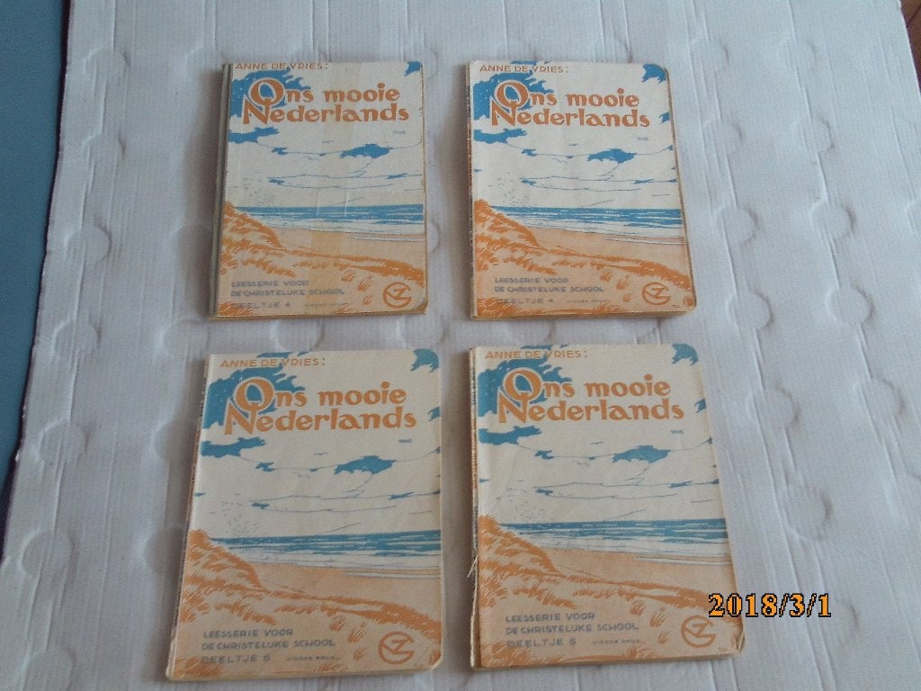 8x ons mooie nederlands - anne de vries - w.g. v.d. hulst, Ophalen of Verzenden, Gelezen, Overige niveaus, Nederlands