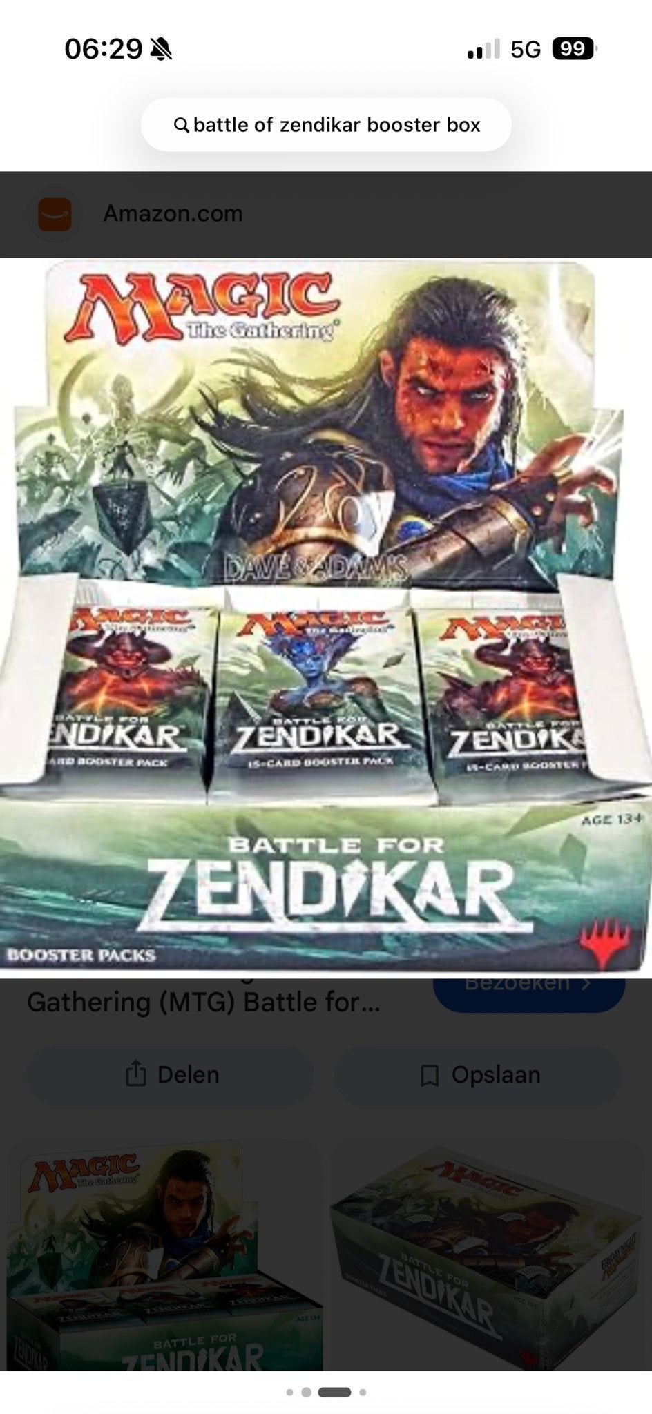 Magic: The Gathering Battle for Zendikar Booster Box, Ophalen of Verzenden, Nieuw, Boosterbox