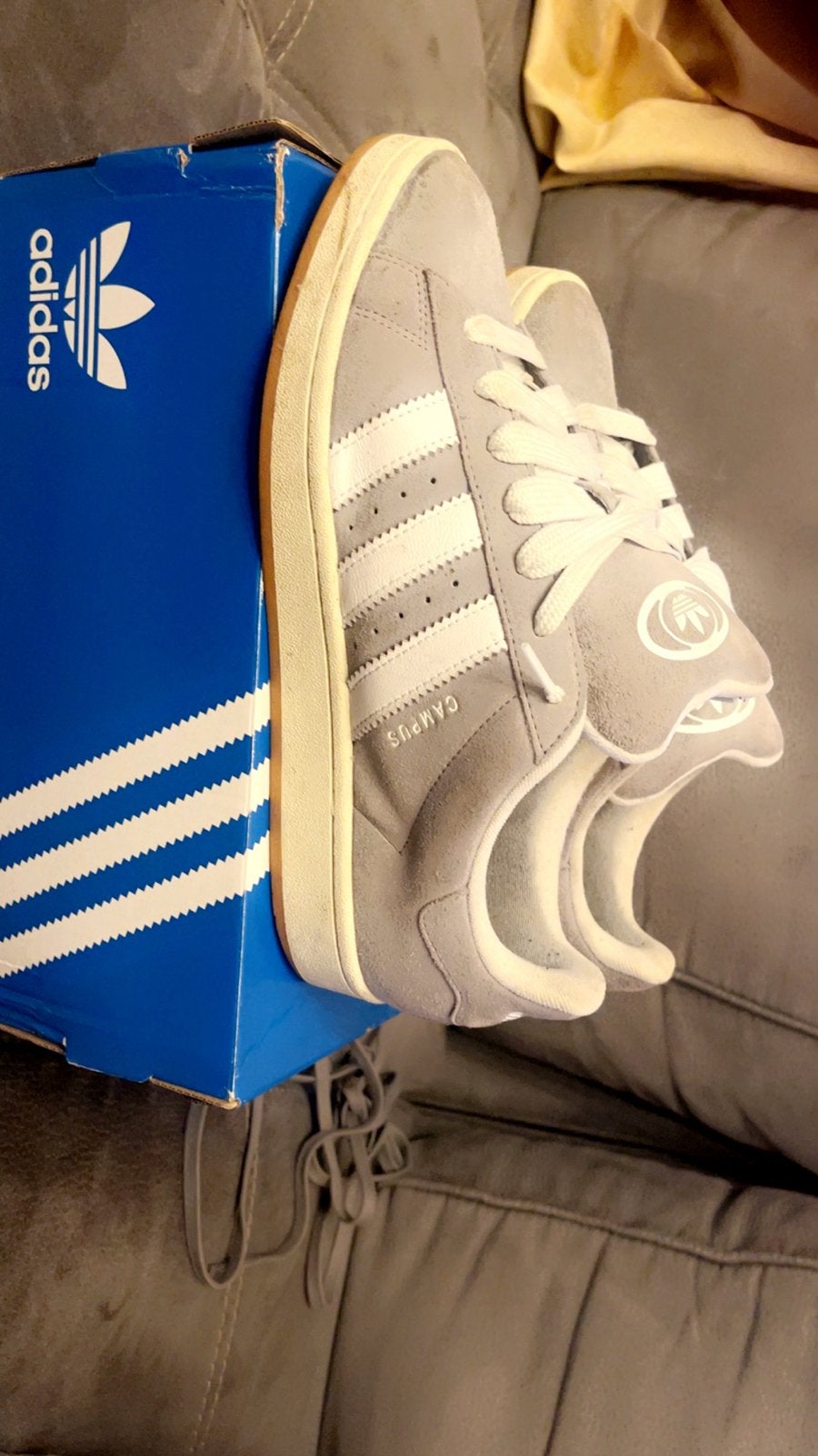Adidas Campus 00s Sneakers - Grijs/Wit, Ophalen of Verzenden, Zo goed als nieuw, Overige kleuren, Sneakers of Gympen