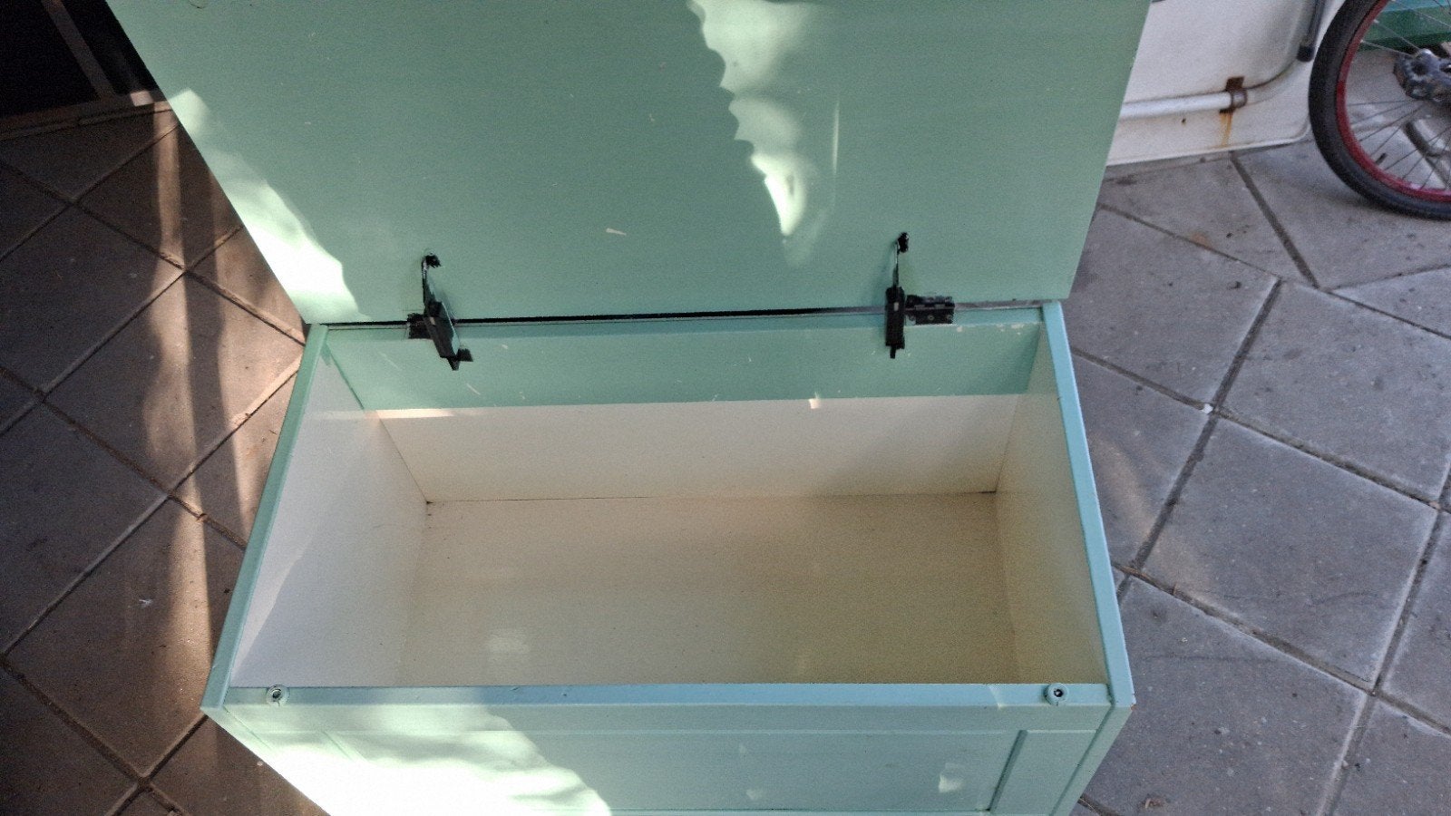 mooie houten dekenkist/ speelgoedkist/ opbergkist, Ophalen, Gebruikt, 50 tot 100 cm, Minder dan 50 cm