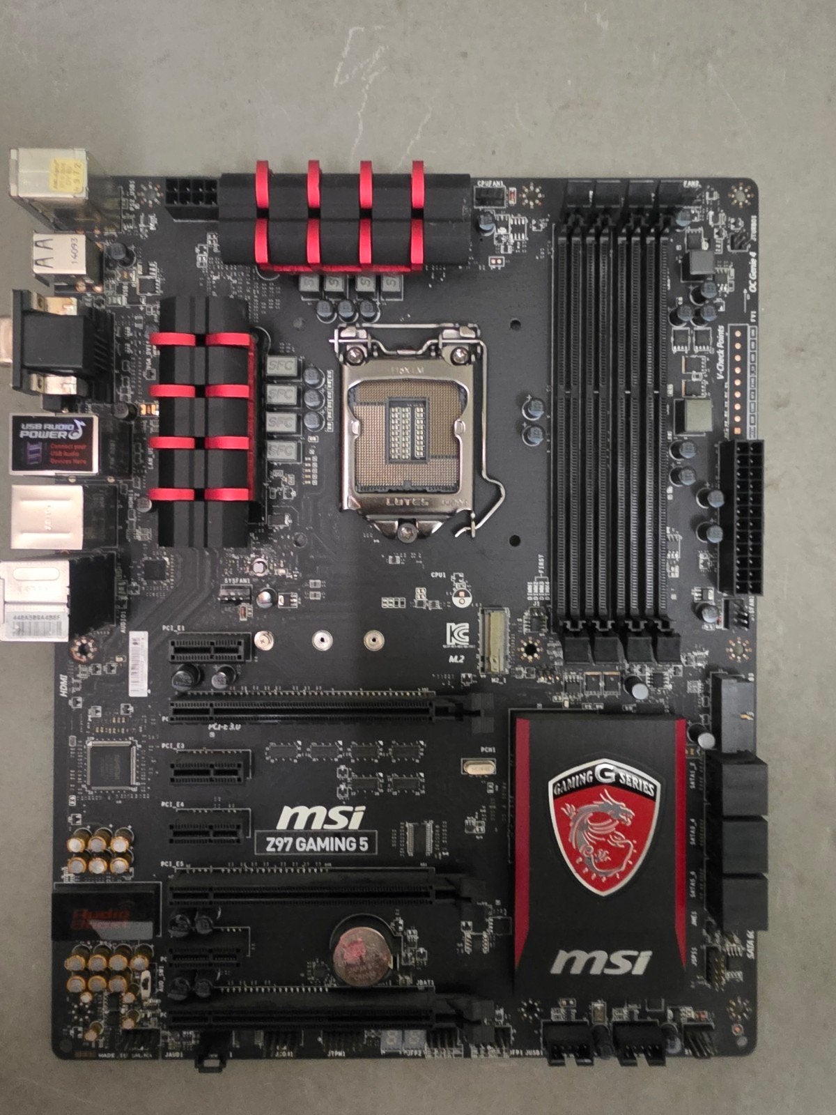 MSI Z97 Gaming 5 moederbord – LGA1150 – DDR3 – M.2 – Gaming, Ophalen of Verzenden, DDR3
