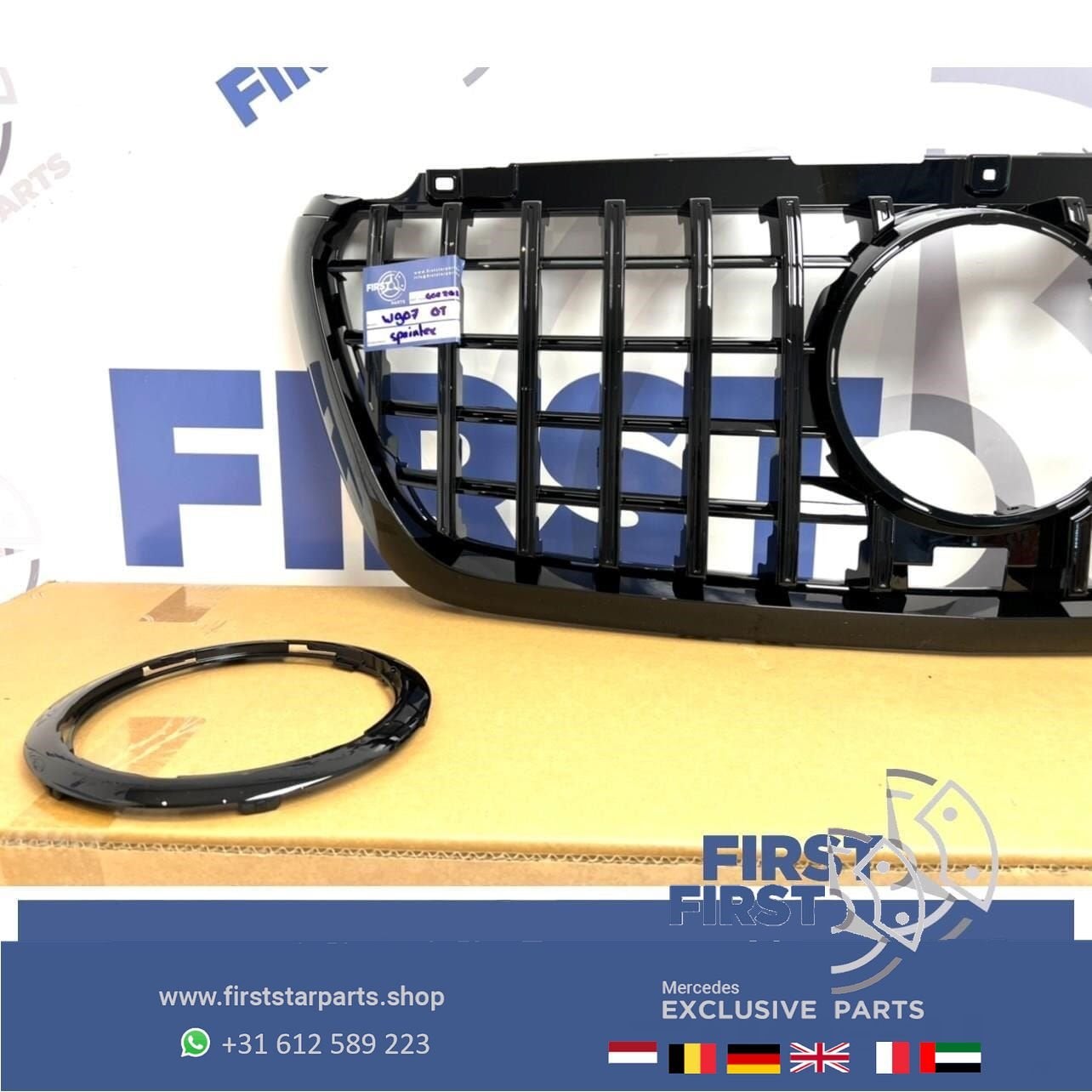 W907 AMG PANAMERICANA GT VOORBUMPER GRIL Mercedes SPRINTER 9, Gebruikt, -, Ophalen of Verzenden, -