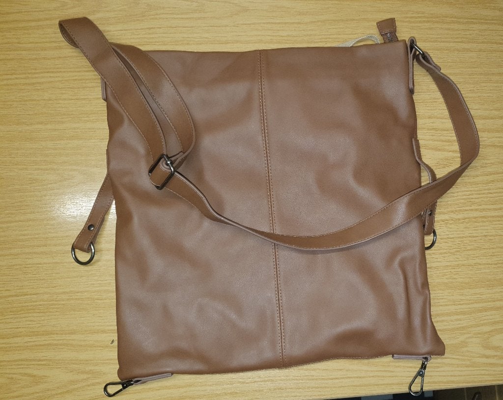 Schoudertas Dutch Arrows NIEUW bruin leer afmeting 40x35cm, Overige merken, Zwart, Nieuw, Ophalen of Verzenden