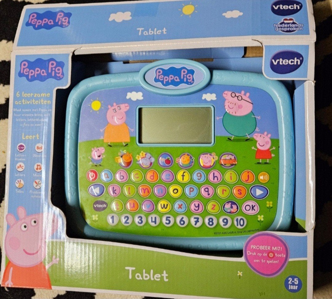 Peppa pig activiteiten tablet vtech, Kinderen en Baby's, Ophalen of Verzenden, Zo goed als nieuw