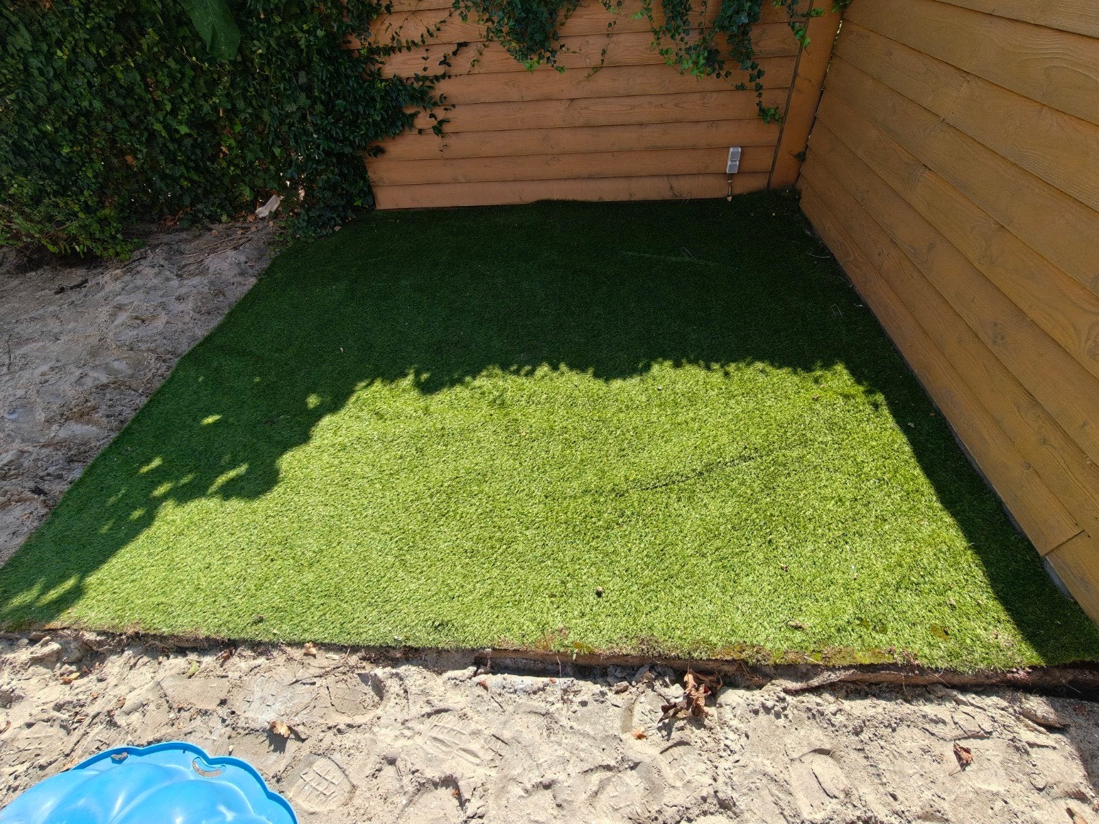 Kunstgras 3,35x3,75 (12m2), Tuin en Terras, Ophalen, Gebruikt, 10 tot 20 m², Kunstgras