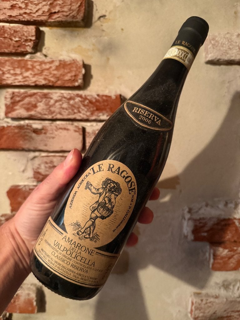 Amarone Riserva Le Ragose 2006, Verzamelen, Ophalen, Zo goed als nieuw, Frankrijk, Rode wijn