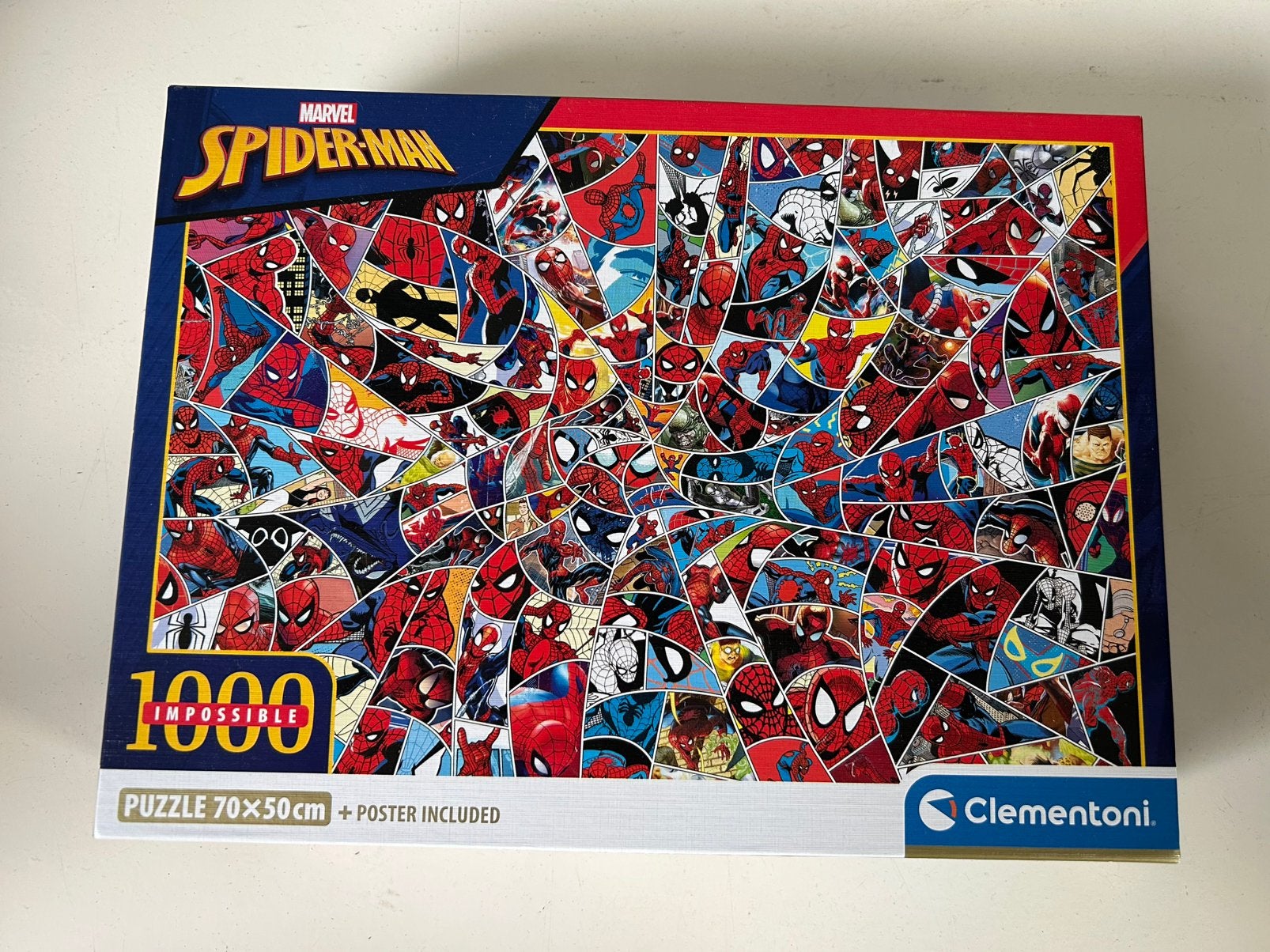 Spiderman puzzel 1000 stukjes, Ophalen of Verzenden, 500 t/m 1500 stukjes, Zo goed als nieuw, Legpuzzel