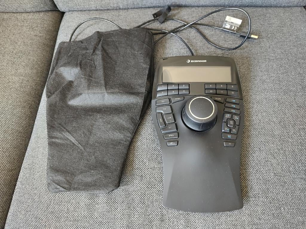 3Dconnexion SpaceMouse Enterprise 3D muis voor CAD tekenen, Muis, Ergonomisch, Ophalen of Verzenden, Zo goed als nieuw