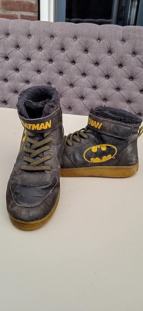 Batman kinderschoenen maat 34, Batman, Gebruikt, Schoenen, Ophalen of Verzenden