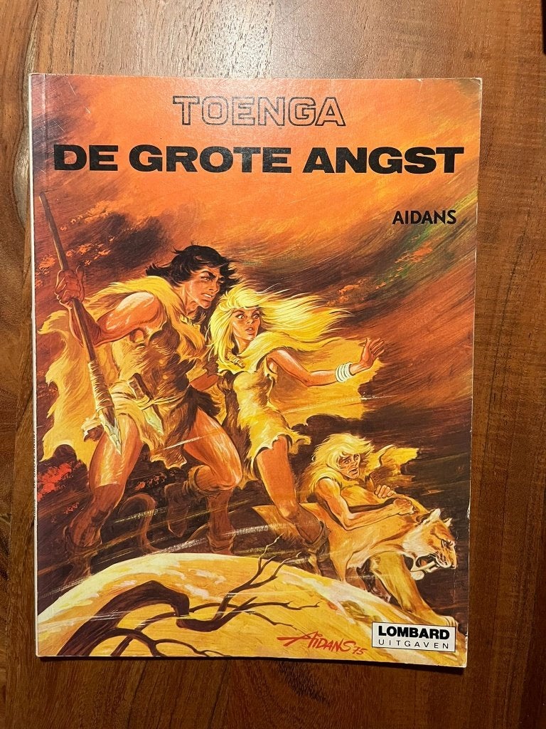 Toenga – De Grote Angst, Boeken, Eén stripboek, Ophalen of Verzenden, Zo goed als nieuw