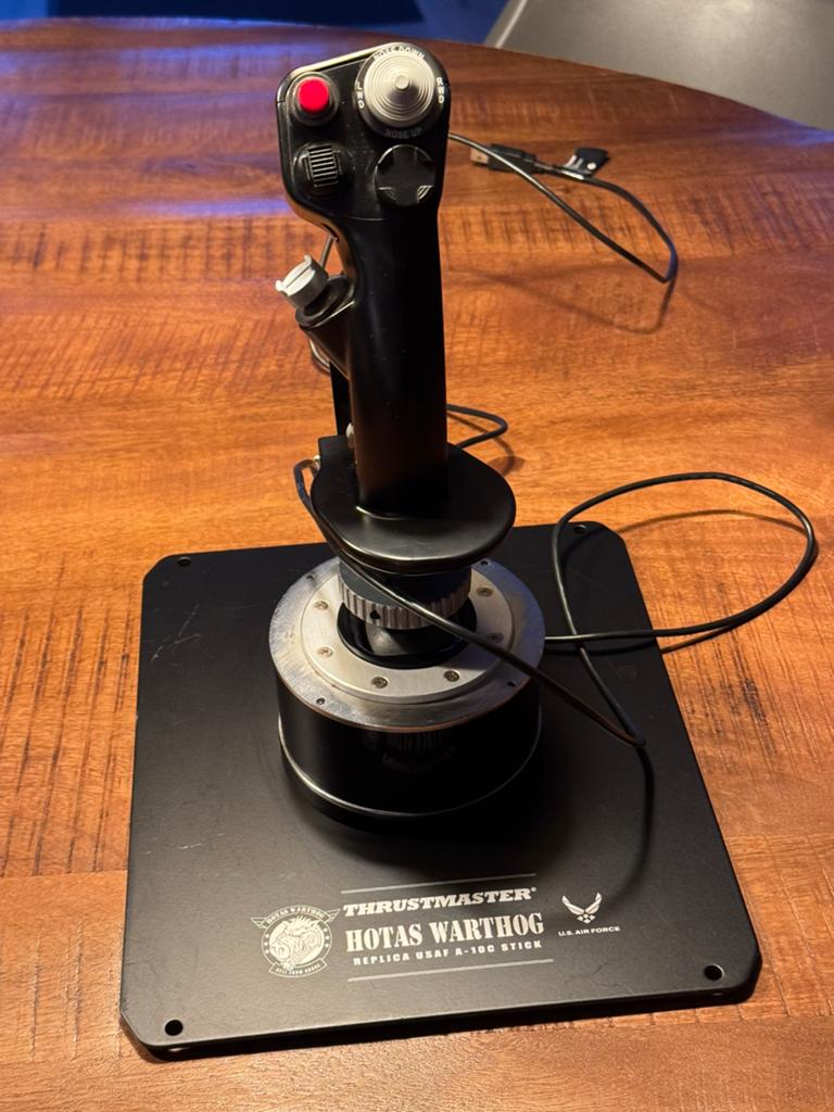 Thtustmaster Hotas Warthog, Computers en Software, Joysticks, Zo goed als nieuw, Ophalen of Verzenden