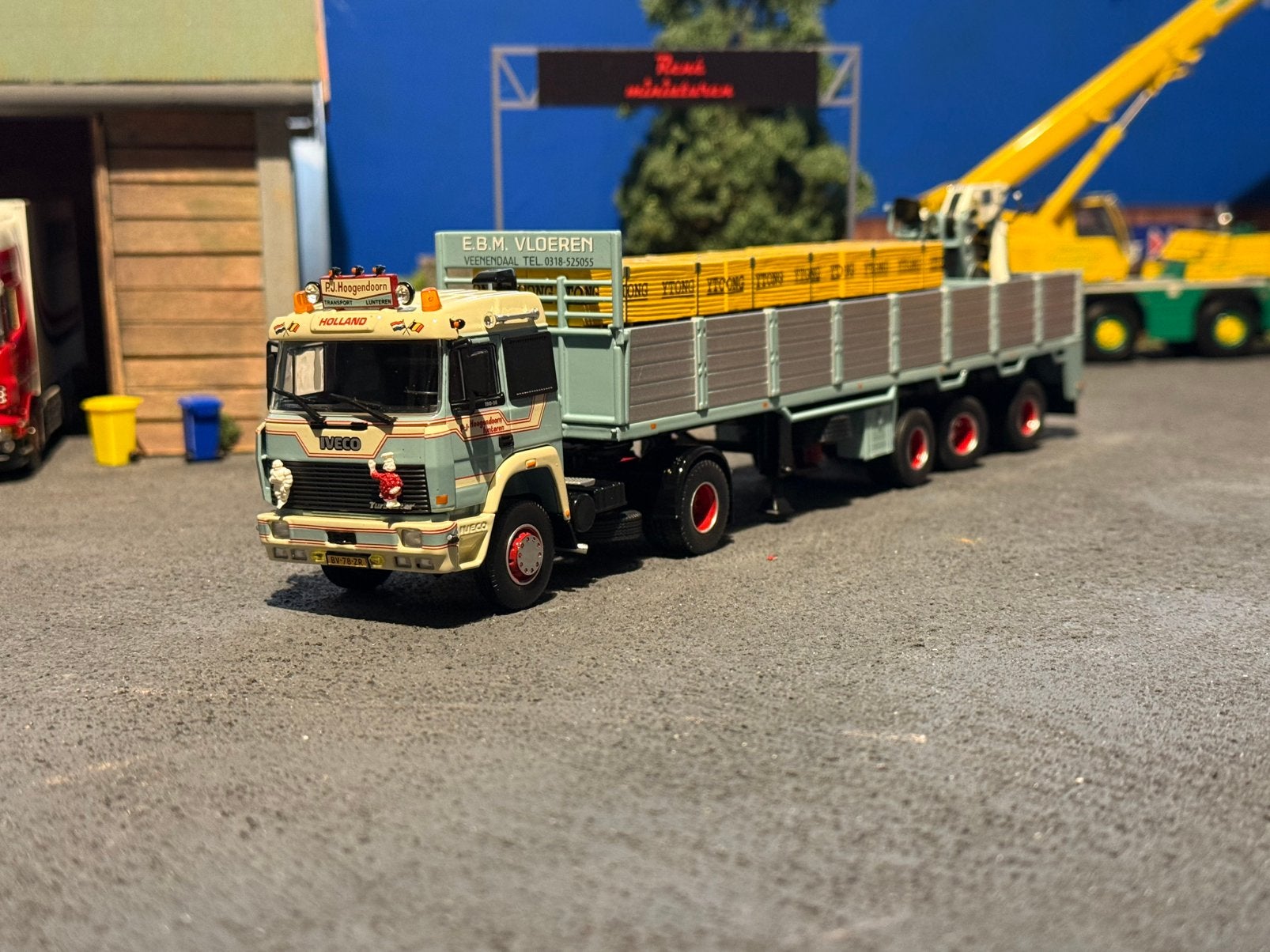 Tekno Hoogendoorn iveco, Hobby en Vrije tijd, Tekno, Nieuw, Tekno, Bus of Vrachtwagen