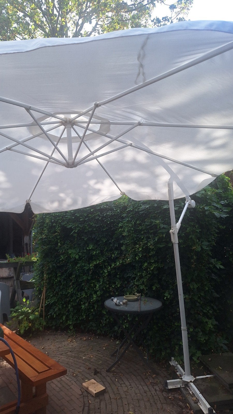 Parasol, Tuin en Terras, Ophalen, Gebruikt, 2 tot 3 meter, Zweefparasol