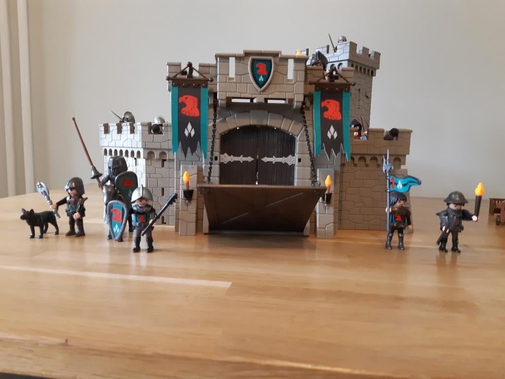 ​Playmobil 4866 Groot Valkenridderkasteel – met 11 Ridders!, Kinderen en Baby's, Speelgoed | Playmobil, Ophalen of Verzenden
