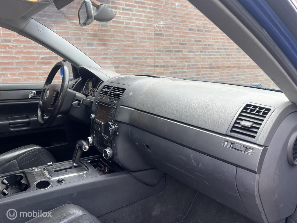 Volkswagen Touareg 3.2 V6 |Dakje |Nap |Leder |Lees tekst!, Auto's, Volkswagen, Automaat, Gebruikt, 3189 cc, Blauw
