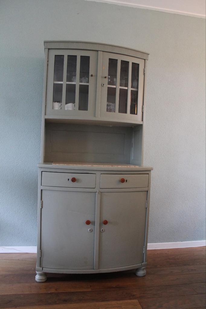 Antieke buffetkast, vintage buffetkast, Ophalen, Gebruikt, 25 tot 50 cm