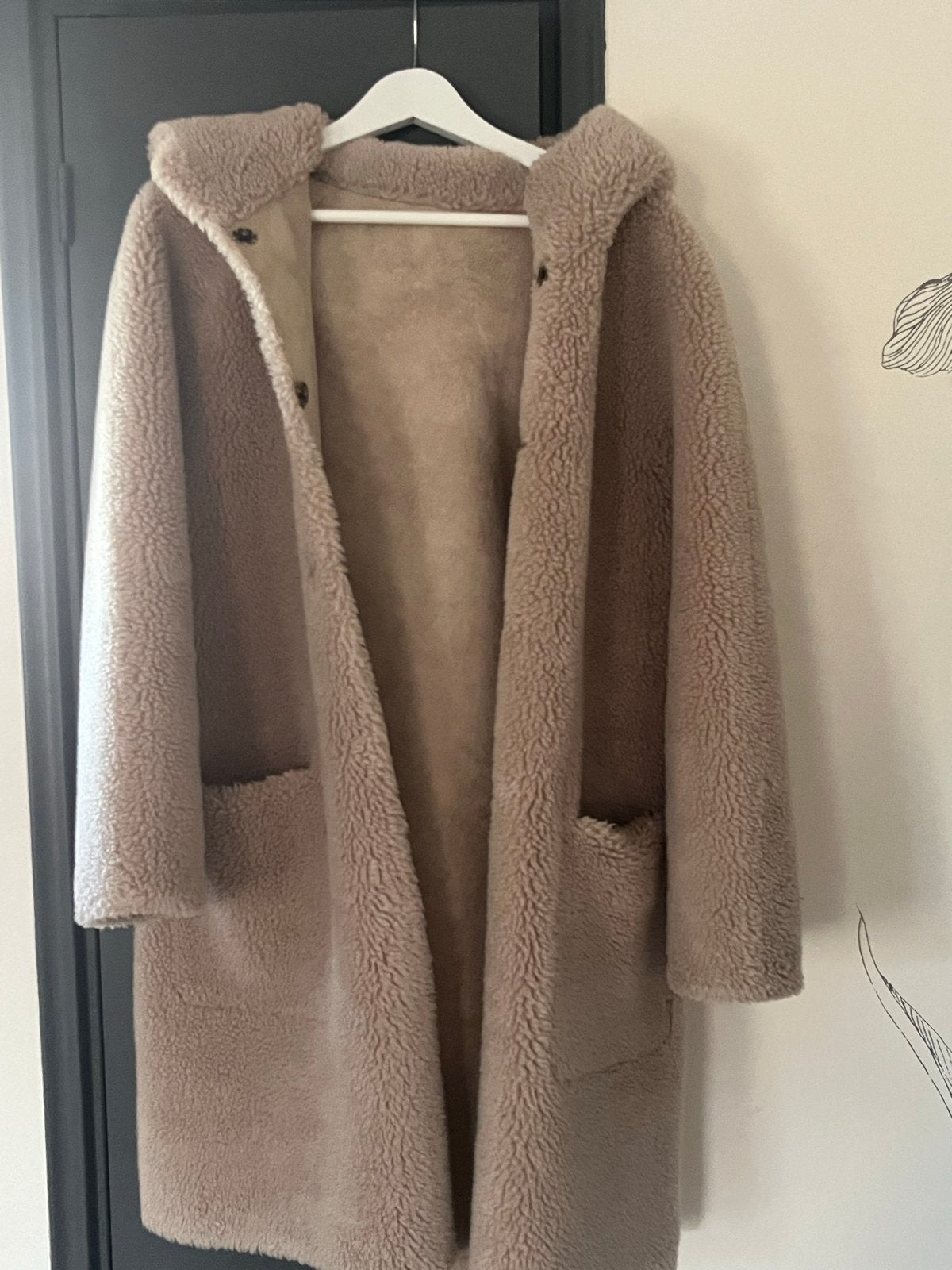 Studio Ar Teddy Coat - Camel - Maat 36 (S), Ophalen of Verzenden, Zo goed als nieuw, Maat 36 (S), Beige