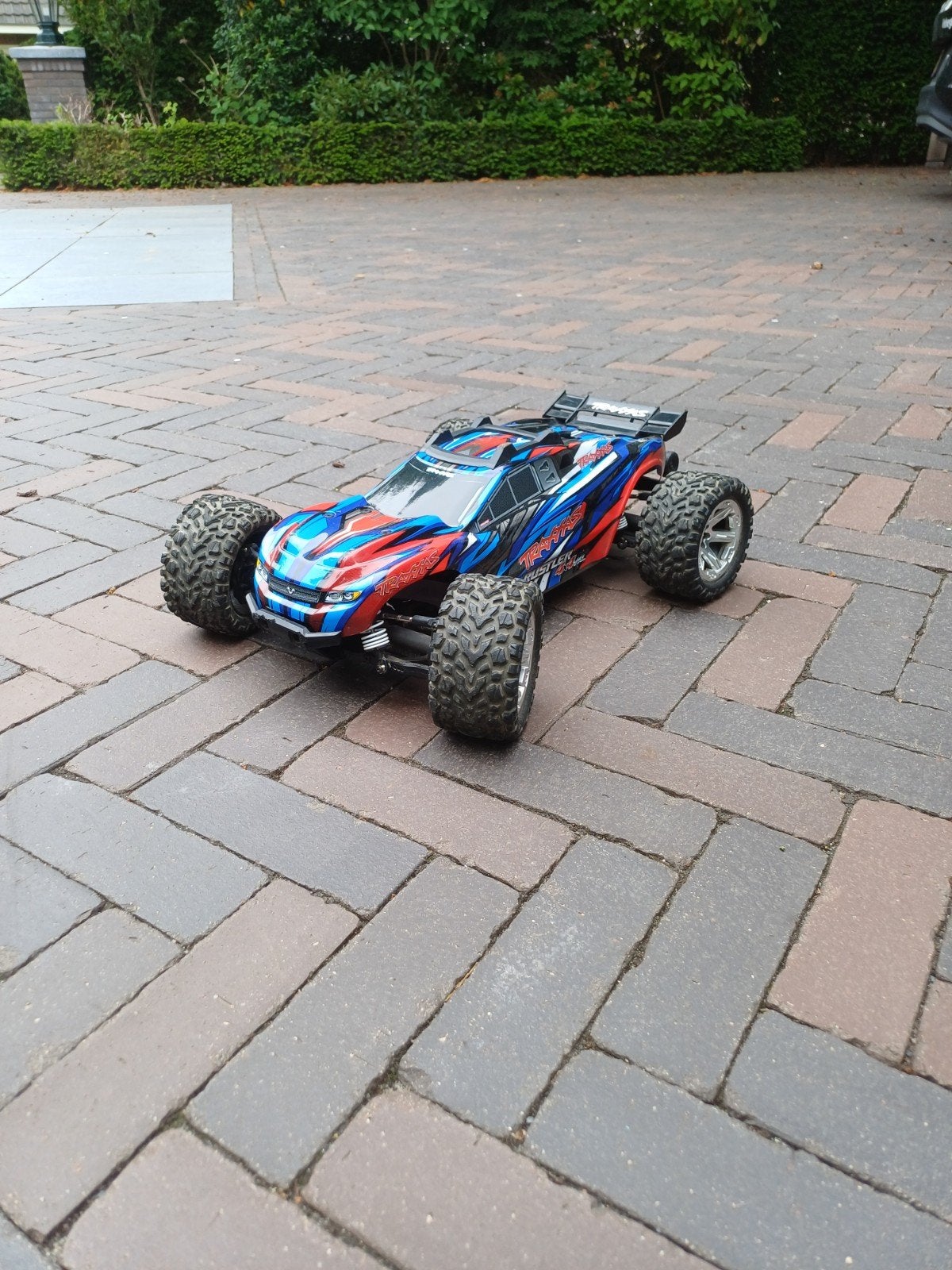 Te Koop:  Traxxas rustler 4x4 VXL, Ophalen, Gebruikt, Auto offroad