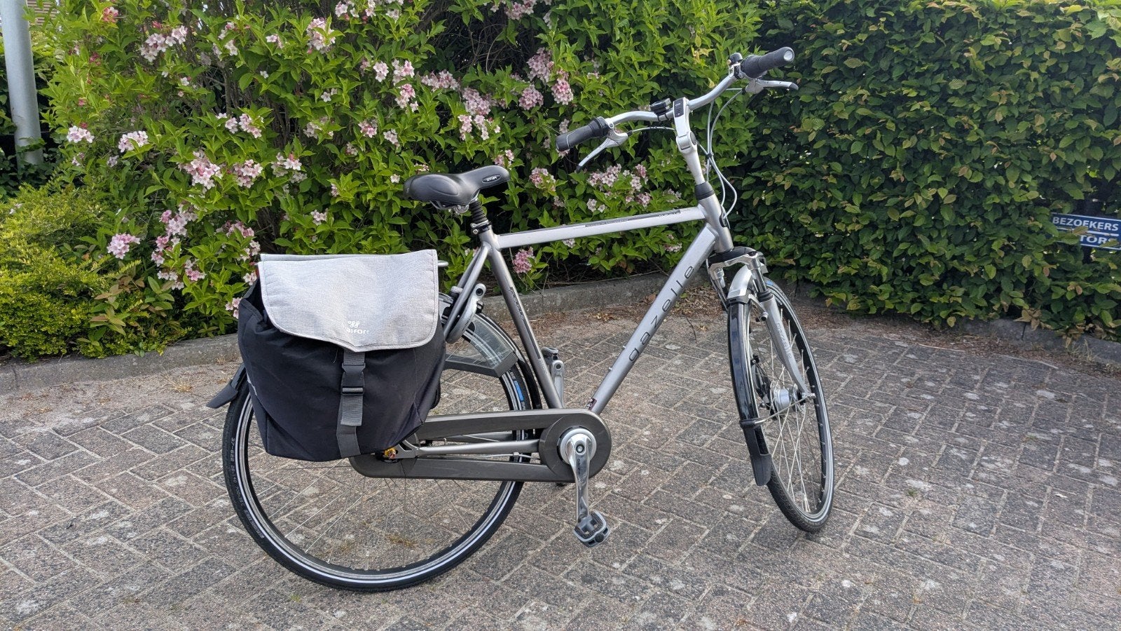 Gazelle Paris C7 Heren fiets- Comfortabel en compleet, Ophalen, Versnellingen, 56 cm of meer, Zo goed als nieuw