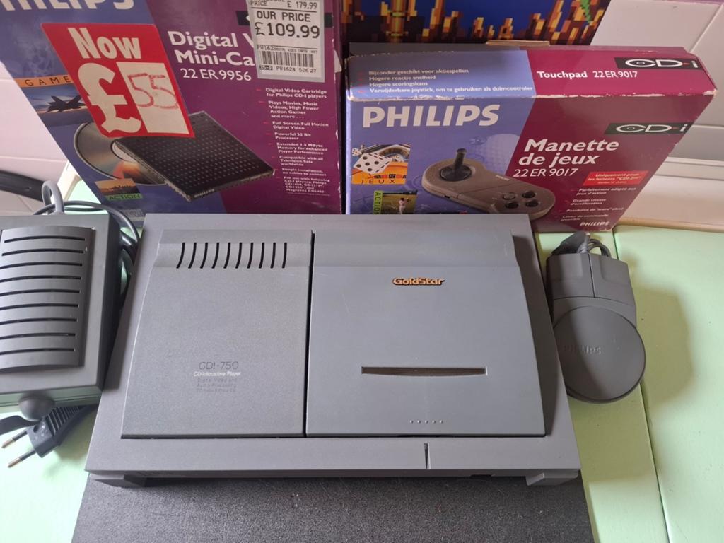 Goldstar GDI-750 CD-i speler CDI console met veel extra's, Ophalen of Verzenden, Overige merken, Refurbished