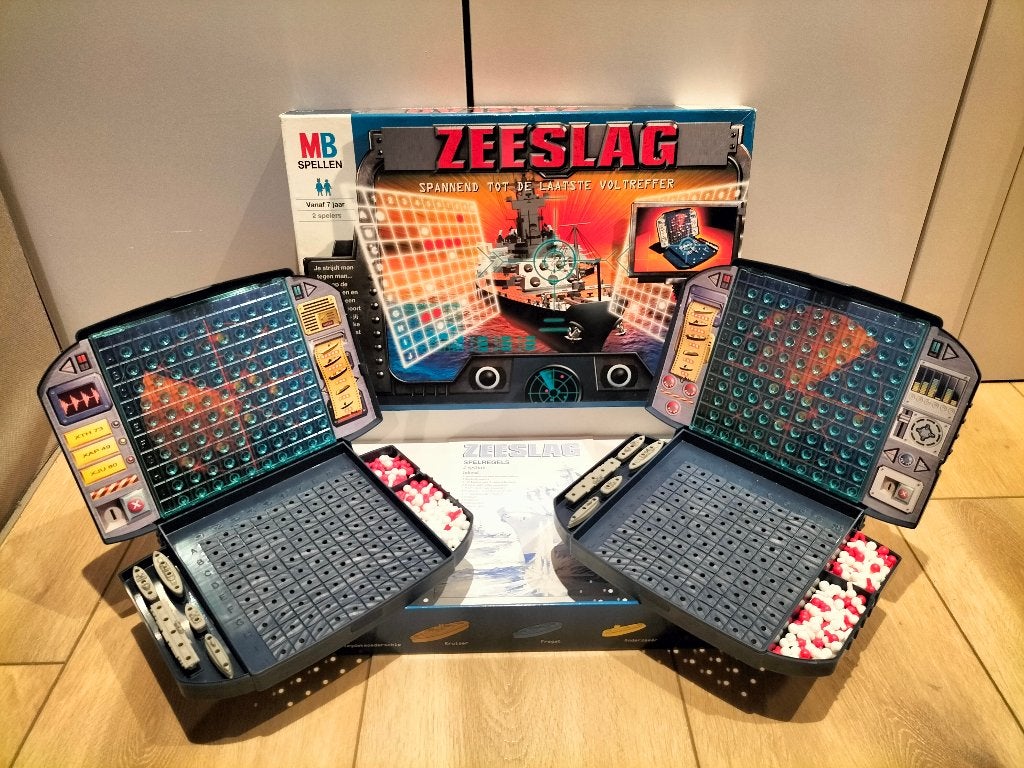 Zeeslag - spel van MB Spellen, Een of twee spelers, Ophalen of Verzenden, Gebruikt, MB Spellen